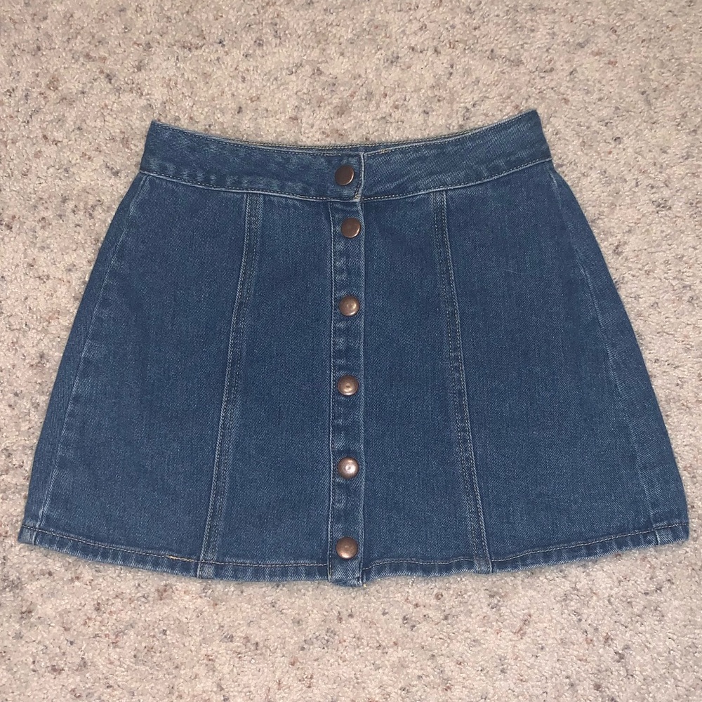 Brandy Melville Jean Skirt